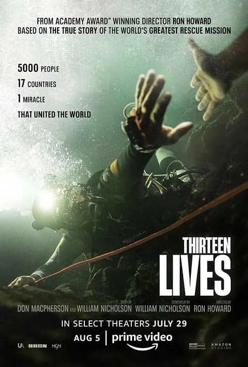 Thirteen Lives film poster streamen
