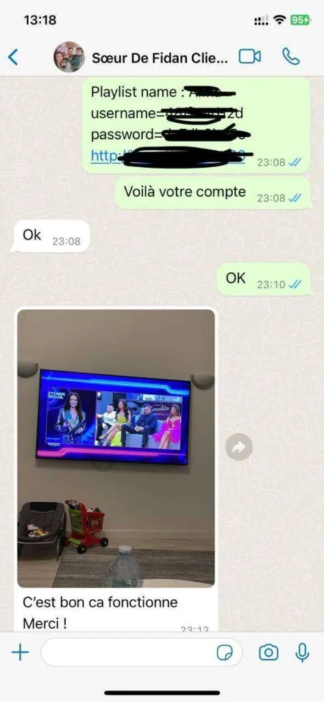 WhatsApp klantreactie screenshot platinaiptv 6